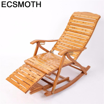 Armchair Fotel Rocking Bamboo Sillones Moderno Para Sala Cama Plegable Fauteuil Salon Folding Bed Sillon Reclinable Lounge Chair